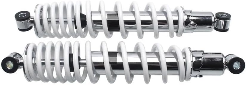 370mm Front Air Front Shocks Absorbers ATV UTV Accessory Fit For Yamaha Banshee 350 YFZ350 2005(WHITE)