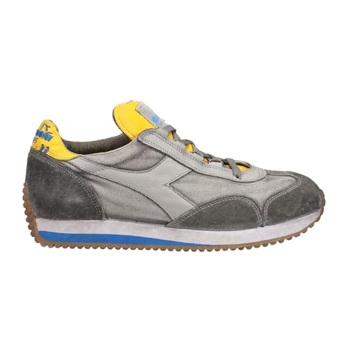 Diadora Mens Equip H Dirty Stone Wash Evo Lace Up Sneakers Shoes Casual - Grey - Size 7.5 M