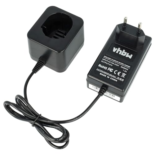 vhbw Chargeur d'alimentation câble de Chargement 220V pour Outil Black & Decker A9252 England SL1 3YD.