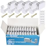 Nose Piercing Gun Kit - 72Pcs Self Nose Piercing Kit Unit Disposable Nose Piercing Gun Including 24Pcs Nose Piercing Gun with 24Pcs Built-in Nose Studs and 24Pcs Clean Tools for Nose Cartilage
