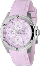 TechnoMarine OCEANICO Lady 36mm Stainless Steel Steel White+Silver+Light Purple dial VH67 Quartz