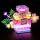 31383 Floral Decor Perfume Bottle