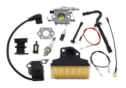 Kit de carburation pour MS210 MS230 MS250 alliage robuste avec bobine d'allumage