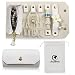 Rampis Travel Jewelry Organizer - Portable Jewelry Roll for Travel - Portable & Light Weight Jewelry Storage Organizer Bag for Daily Jewelries - Ideal for Carrying Bracelets, Earrings, Rings & More