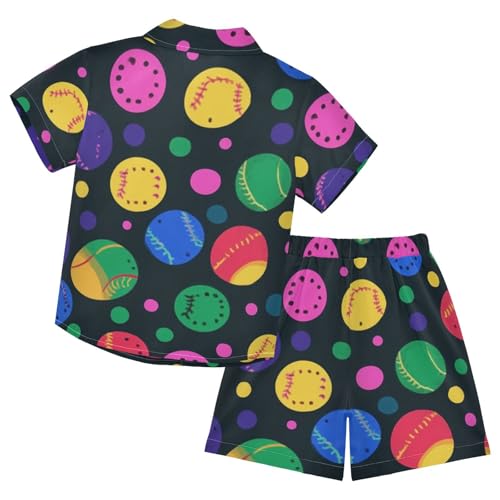 Image of Boccsty Ice Cream Drip Boy Summer Shorts Sets Hawaiian Toddler Boys T-Shirt & Pants 2 Pcs 3T-10T