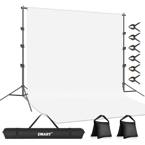 EMART Portable Photography Backdrop Stand Kit (8.5x10 ft)