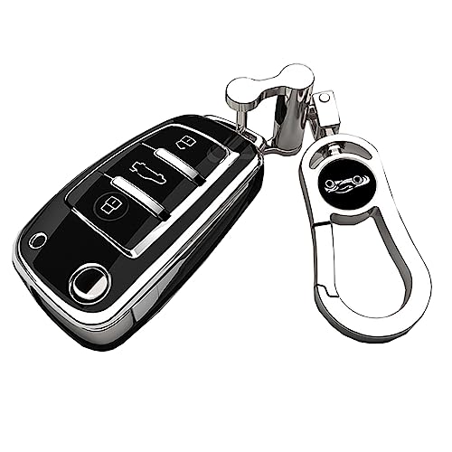 Yinki AEfBp L[ P[X L[z_[ ԗp Audi A1 A3 A4 A6 Q3 ܂ݎ RP[X  ی VR TPU _炩 L[`F[ ANZT[