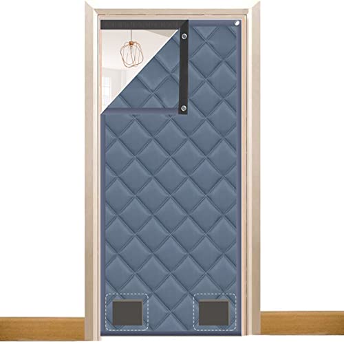 Lvrunben Winter Thermal Insulated Door Cover Curtain, Light Soundproof Windproof Oxford Cloth Panels With Lining Silk Cotton For Doorway, Bedroom, Living Room, Patios, Windows, Garages #TOP1