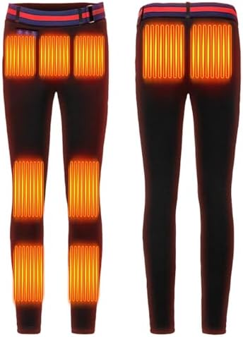 （17:30時点） [Ceoir] 電熱パンツ 加熱パンツ 【2025新登場 前後9箇所発熱 ＆ 取り外し可能なベルト】 ヒーターズボン レディース USB給電 急速発熱 日本製繊維ヒーター ロングパンツ 防寒 保温 3段温度調整 水洗可能 裏起毛 (JP, アルファベット, M, ブラック（電熱パンツのみ）)