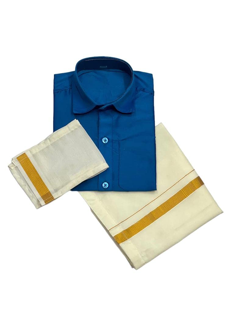 Bhandari Fashion Boys Traditional Dhoti & Shirts Set