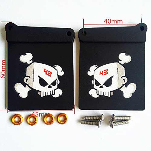 2pcs Rear Mud Flaps for Team Losi XXX-SCT Ten-SCTE 1/10 4WD Baja Rey Desert Truck