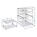 Simple Trending 2 Pack Soda Can Beverage Dispenser Rack, Storage for 48 cans, Stackable Can Organizer with Removable Top Shelf for Kitchen Cabinet and Pantry Storage, Chrome