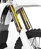 Factory Connection KYB Clear Fork Stickers Suspension Decals Set Left and Right (9x6.5) (FC-KYB-CLR-Set)