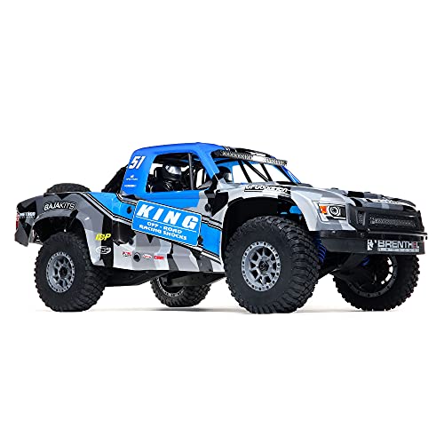 Image of Losi RC Truck 1 /6 Super Baja Rey 2.0 4WD Brushless Desert Truck RTR (Battery and Charger Not Included), King Shocks, LOS05021T2, Blue