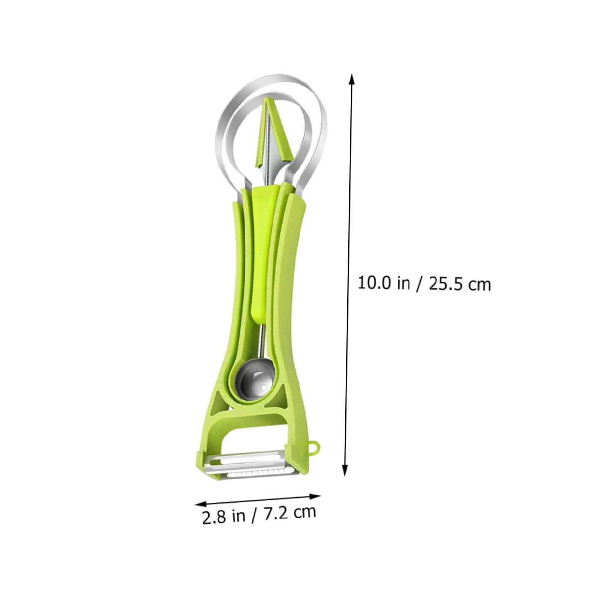 Cabilock 5 Sätze Melonen Ausstecher Multifunktionales Obstwerkzeug zum Schneiden und Ausstechen von Melonen für Frische Früchte und Desserts Ergonomisches Design Leicht zu Reinigen