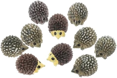 YARNOW 10 Miniestatuas De Resina para Decoración De Paisajes Adorno Único para Jardín Idea De Decoración del Hogar Color Aleatorio