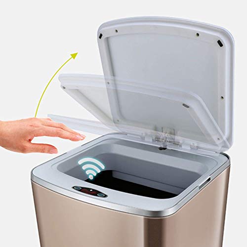 Bote de basura automático inteligente con inducción miniatura 6