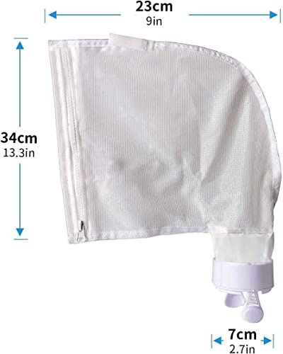 Pool Spa Part Nylon Mesh Pool Cleaner All Purpose Bag Fits Polaris 280, 480 Pool Cleaner Zippered All Purpose K13 K16(2 Pack) #TOP5