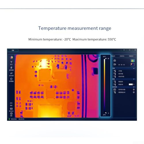 Thermal Imager, CA-09D 3D Infrared Thermal Imager, With Lens Component Heating Monitor, For Electrical and PCB Inspection - Image 9