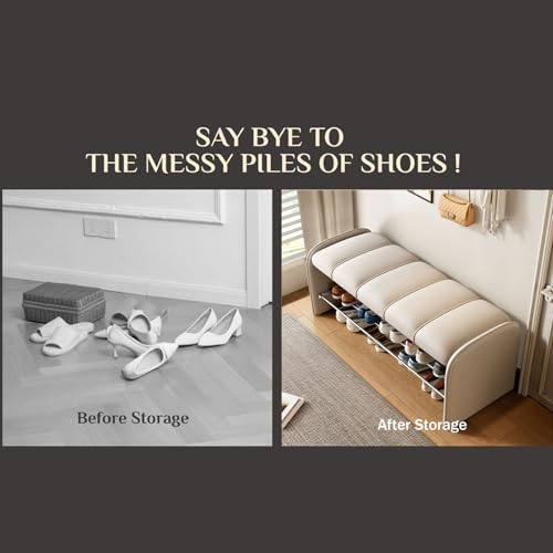 Banc d'entrée avec rangement à chaussures pour stopper le désordre - 7