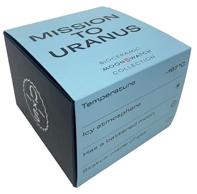 Orologio da Polso Moonswatch Realizzato per Omega x Swatch Mission to Uranus in Bioceramica