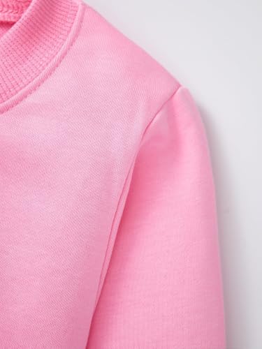 Image of Girls Fall Winter Outfits Cartoon Animal Long Sleeve Crewneck Sweatshirt Top+Sweatpant 2 Piece Clothing Set 3-9T