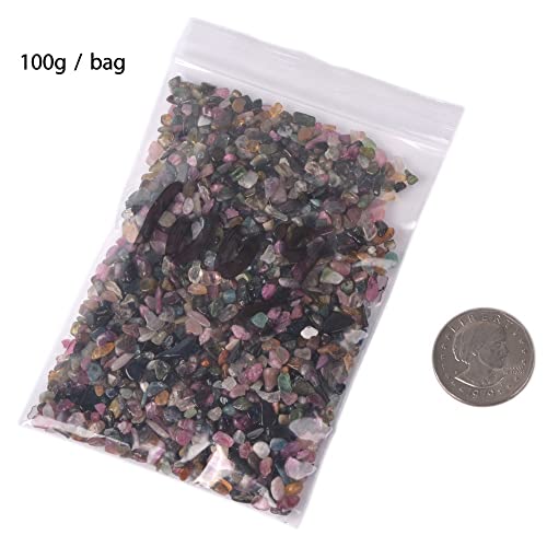 Image of 100 grams Small Tumbled Chips Polished Crushed Stone Crystal Healing Embellishments