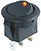 Produktbild MC POWER - Kfz-Schalter | rote LED, 12V / 16A, 3-polig, 2 Stellungen: EIN / AUS