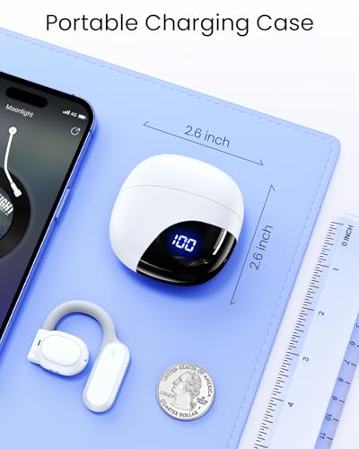 Image of AI Translation Earbuds Real Time 164 Languages 80H Playtime Translator Ear Buds Audifonos Traductores Ingles Espanol Wireless Earphones Bluetooth AI Headphone for Travel Meeting Learning K08 White