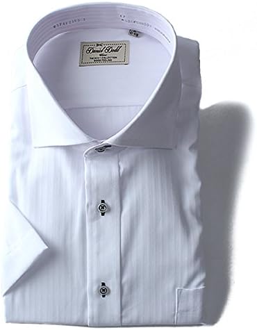 Amazon Daniel Dodd 半袖ワイシャツ 吸汗速乾 形態安定 ホリゾンタルシャツ D574az103 大きいサイズ メンズ 1 ホワイト 3l シャツ 通販