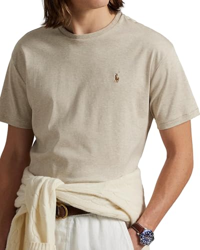 Image of POLO RALPH LAUREN Men's Jersey Cotton Crew Neck T-Shirt
