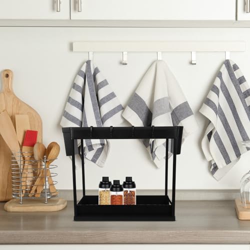 Étagère réglable Toyvian pour optimiser le rangement sous évier encombré - 6