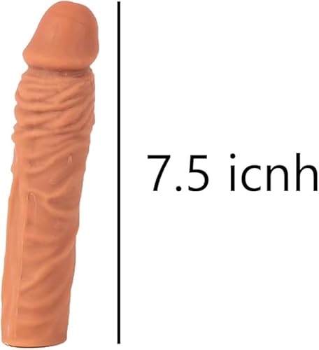 Generic Bigger 7.5Inch New Soft Realistic Sleeve Extender Sheath For Men Male Enhancement Extension Sleeve Sweater R0-Ls thumb #1