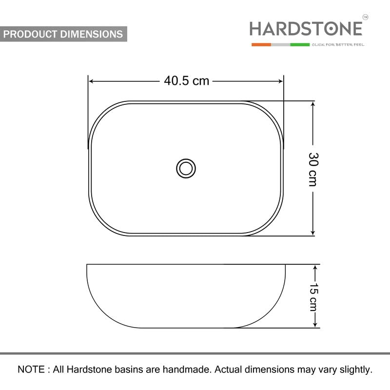 Hardstone Table Top Ceramic Wash Basin – Countertop Designer Vessel Sink - Bathroom Washbasin over counter For Hotel Home Living Room – Printed Glossy Finish (526) 2