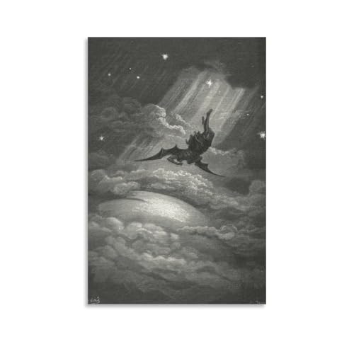 Illustration for Milton's Paradise Lost, Gustave Dore Posters Home Decor
