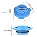 X AUTOHAUX 2pcs 9006 HB4 LED Headlight Adapter Base Bulb Sockets Retainer Holder Universal for Car Blue
