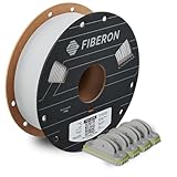 Polymaker Fiberon Light Grey PET-GF15 3D Printer Filament 1.75mm 1KG, 15% Glass Fiber Reinforced, High Strength & Heat Resistance, Ideal for Automotive, Industrial & Functional Parts, AMS Compatible