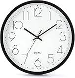 kienzle wanduhr keramik Einfach aufzuhängen und batteriebetrieben – das hintere Schlitz-Design bietet eine einfache Installation, 1 Haken im Lieferumfang enthalten. Benötigt 1 x AA-Batterie (nicht im Lieferumfang enthalten).