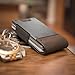 PROOF Wallet | Slim Minimalist Wallets for Men | Leather & Metal | RFID Wallet | Front/Back Pocket | Gift Box | Veteran Owned (Founder (Brown Leather | Dark Gun Metal))