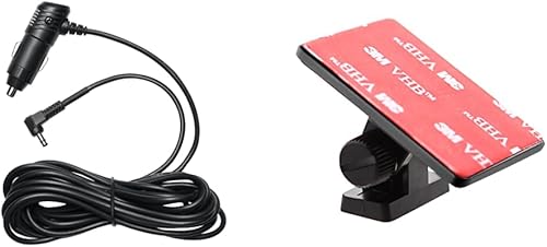 Thinkware Cable de alimentación de coche para Dash Cam (TWA-SC), fuente de alimentación, cable adaptador de encendedor de cigarrillos y soporte