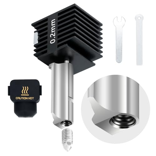 Image of TZ-A1 Stainless Steel Nozzle 0.2mm A1 Mini a1 Hotend,Removable TZ-A1 Stainless Steel Nozzle 0.2 a1 Mini Nozzles,for Bambu Lab A1 /A1 Min 3D Printers only
