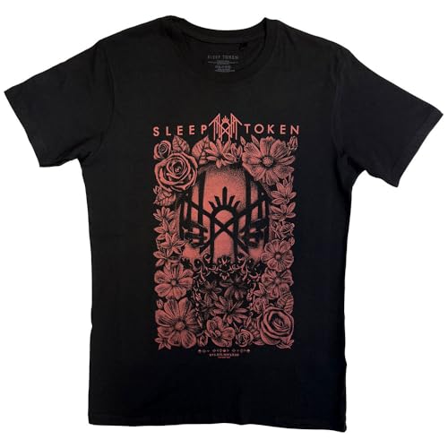Mens Sleep Token The Black Heart T-Shirt Medium Black