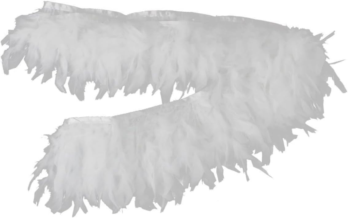 SHINEOFI 3pcs Sewing Tassel Lace Trim White Fringe Handmade Craft Trim 72x6 Inch Elegant Decor for Jewelry Dress Present Wedding