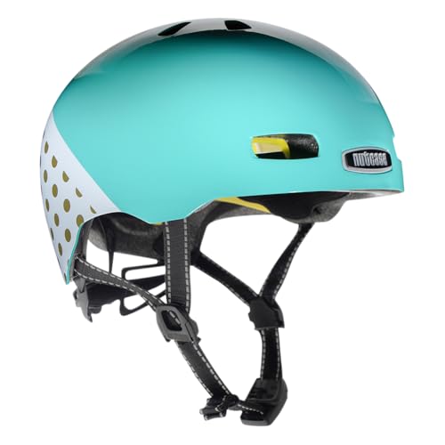 Nutcase Street-Tiffany's Brunch (Reflective) Helm, Mehrfarbig, M