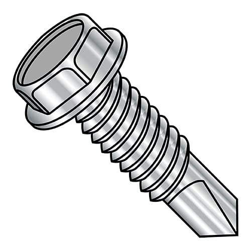 Tornillo autorroscante hexagonal 12-24X1 1/4 acero 410 pack 3000