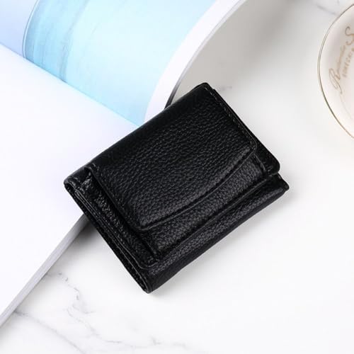 Pocket Large-capacity Three-fold Wallet Anti-theft Women Wallets Women(Black)
