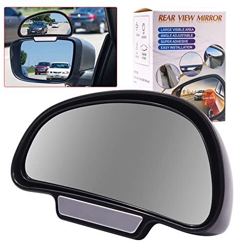 Specchietto Punti Ciechi Auto,Specchietti Retrovisori Convessi,con campo visivo ruotabile a 360°,Specchietti Retrovisori Convessi per Auto Universali, Specchietto Retrovisore Punto Cieco,2 pezzi