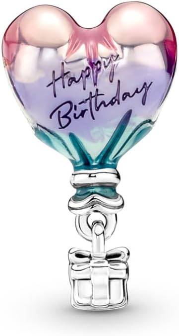 PANDORA Happy Birthday Balloon Sterling Silver Charm - Image 2