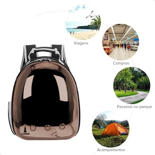 Mochila Astronauta Bolsa Pet Visão Panorâmica Cachorro Gato GT6065