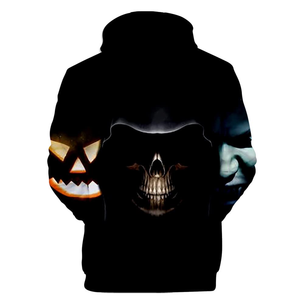 Men Hoodies Halloween 3D Pumpkin Print Unique Creative Pattern Men'S Hoodie Couple Universal Men'S Streetwear Men'S Hoodies